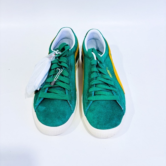 PUMA – Green VGT Team suede sneakers | Retro sport style * - Picture 6 of 11